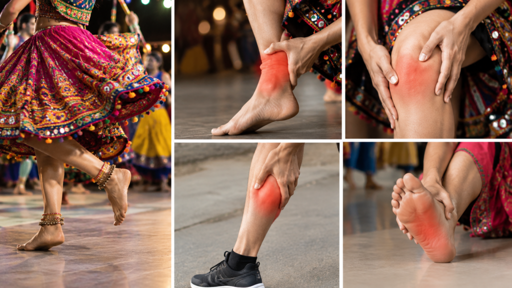 Garba leg pain